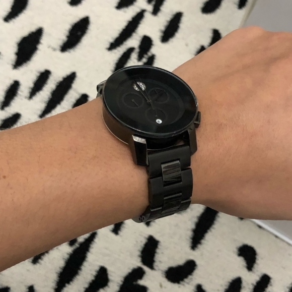 Ladies movado bold ,Crystal chronograph watch main image 5